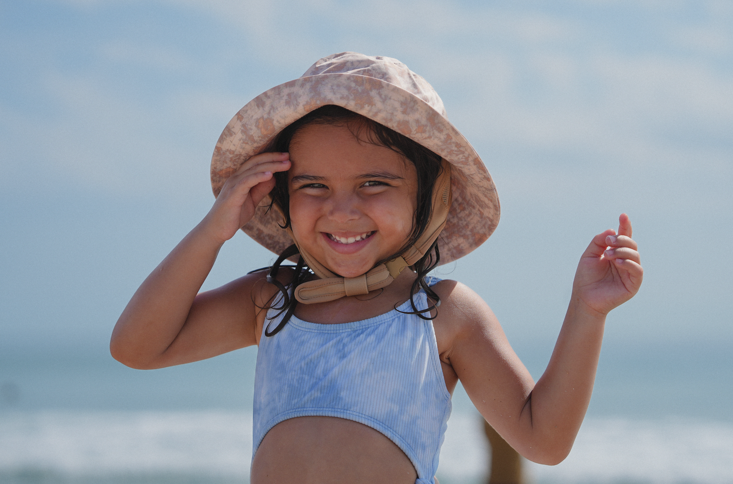 Sun protection KID surf bucket hat water resistant UPF 50 +